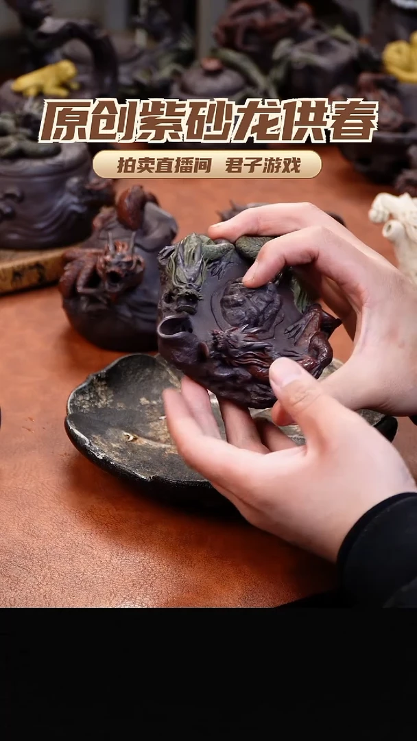 茶壶紫砂青砂志原创紫砂作品