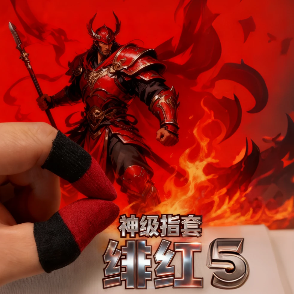 【神之套同款】绯红双拼电竞游戏指套舒适防汗防滑品质保证