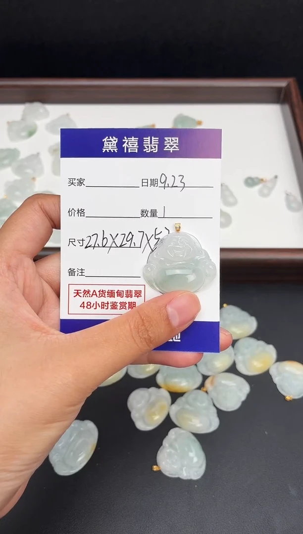 颈饰未镶嵌翡翠D**玲翡翠