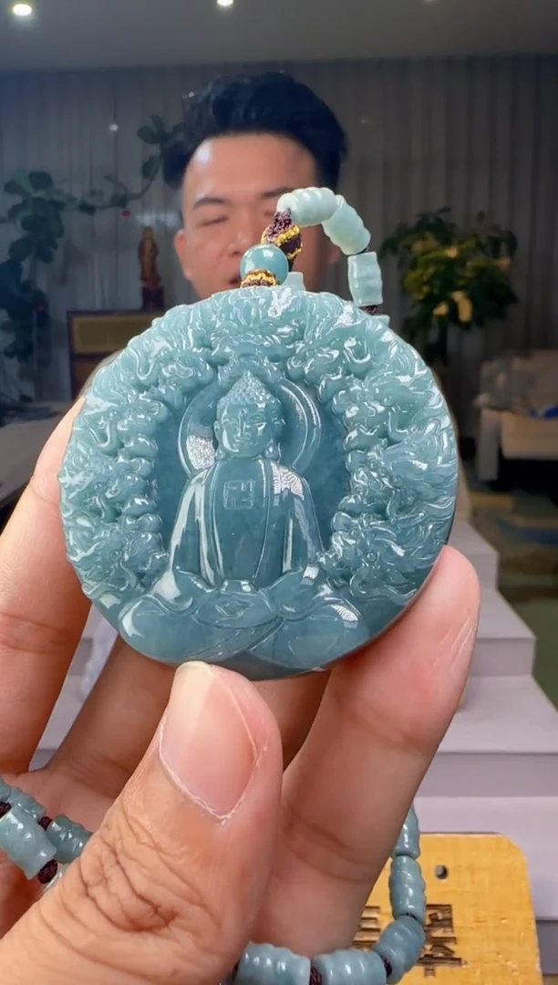 吊坠(赠链)未镶嵌翡翠多样性发其一AR@@60B7J03757