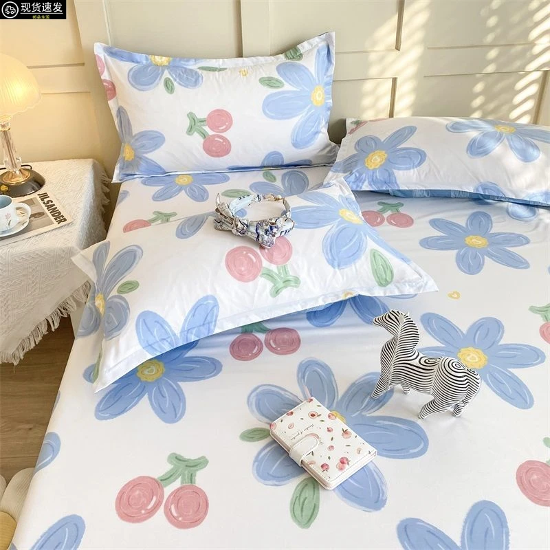 【亲肤可用】床单单件学生宿舍床盖双人1.8米小清新炕单床罩套被