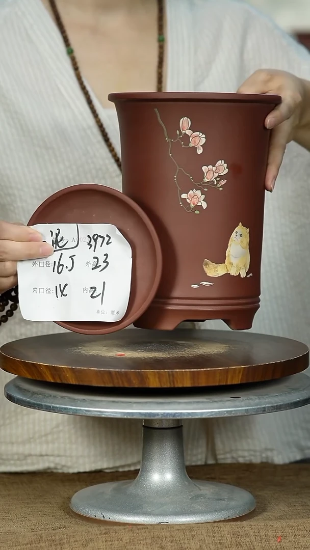 紫砂花盆3972+_Z 紫砂花盆紫砂