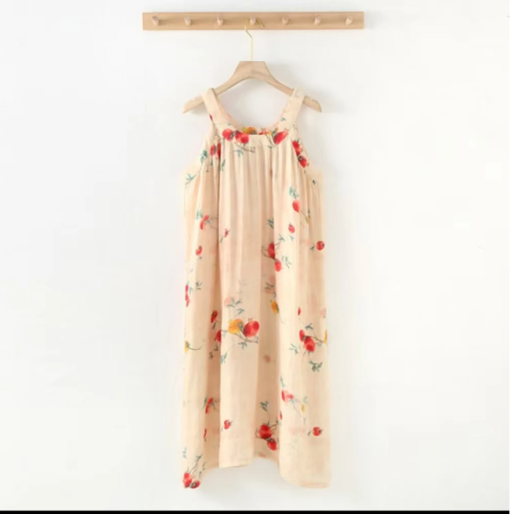 【吊带裙+吊带套装】睡衣女春夏甜美网红风家居服清新竹纤维