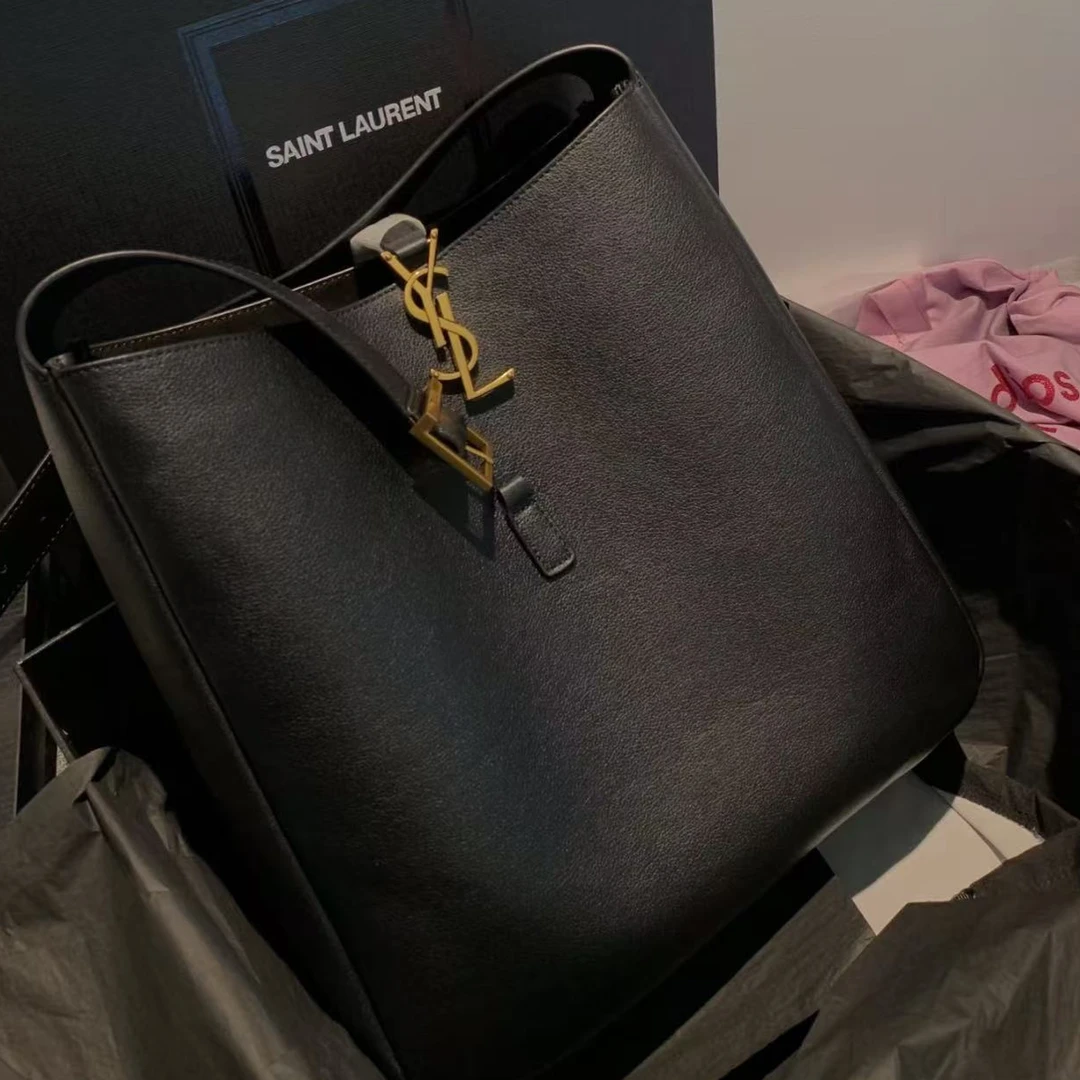 未使用 YSL/圣罗兰 青奢荟///圣罗兰hobo大号手提包包/80430