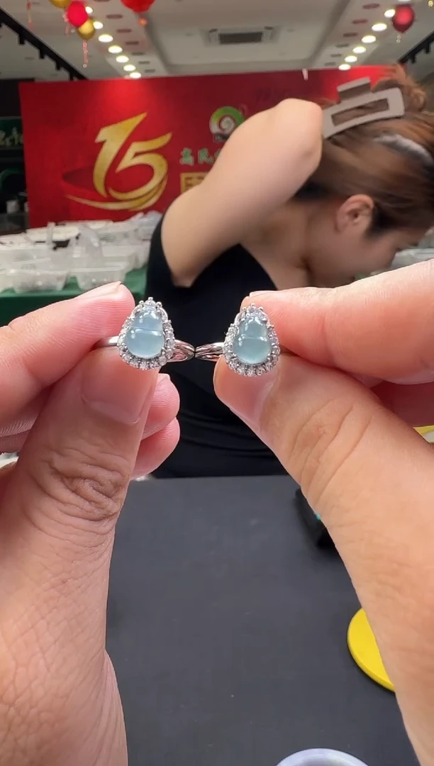 颈饰未镶嵌翡翠葫芦戒指/多样性发一个