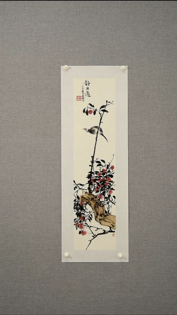 国画黄老师-花鸟-一平尺竖-02