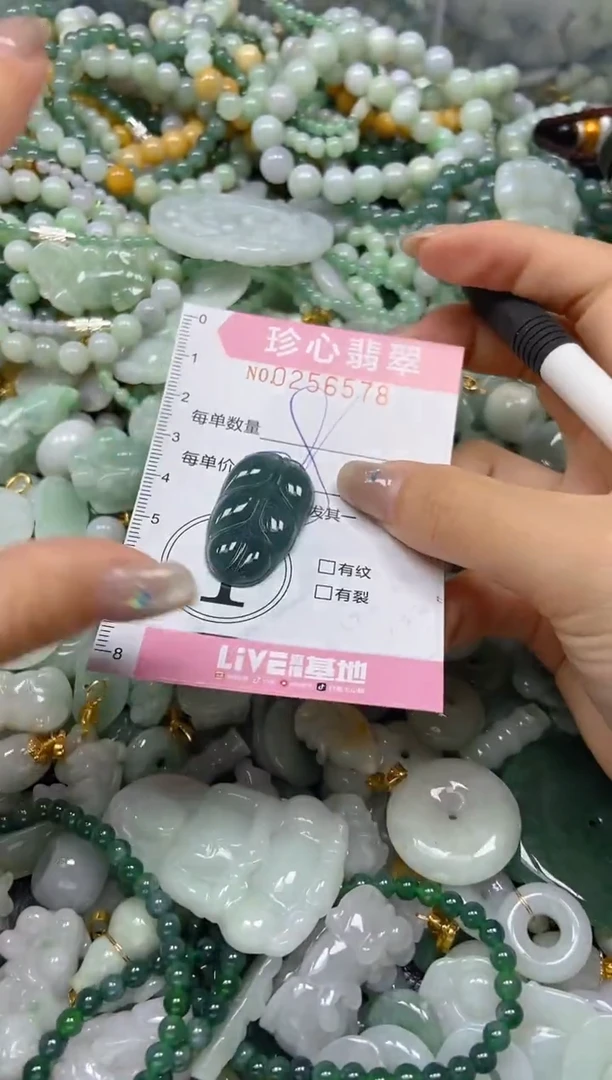 翡翠未镶嵌颈饰闪购0256578