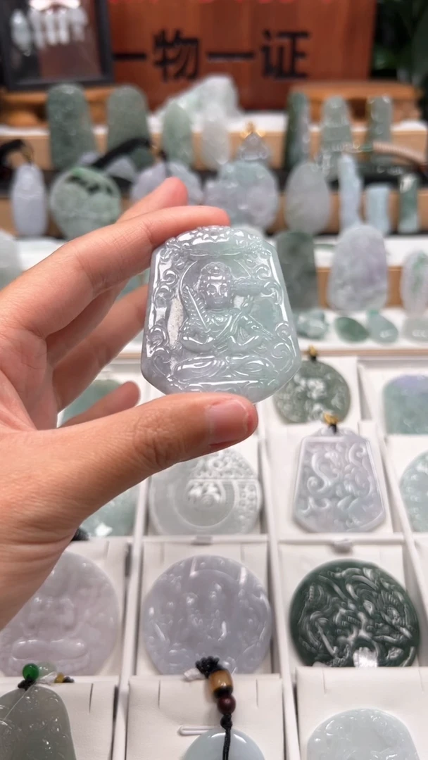 【闪购商品】翡翠颈饰未镶嵌天然A货翡翠1/19/14