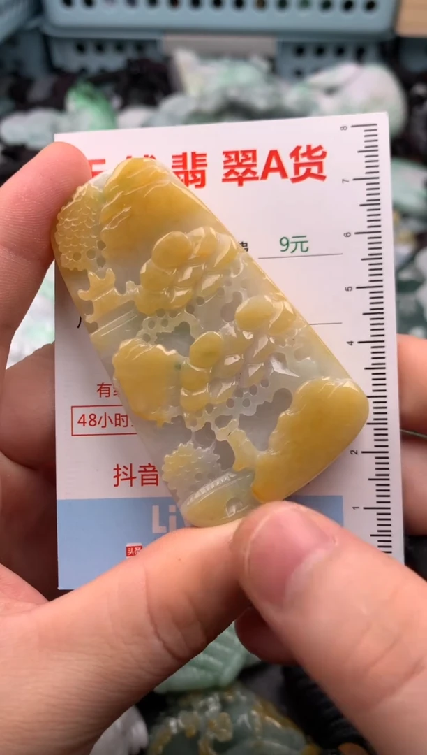 翡翠未镶嵌吊坠(不含链)1