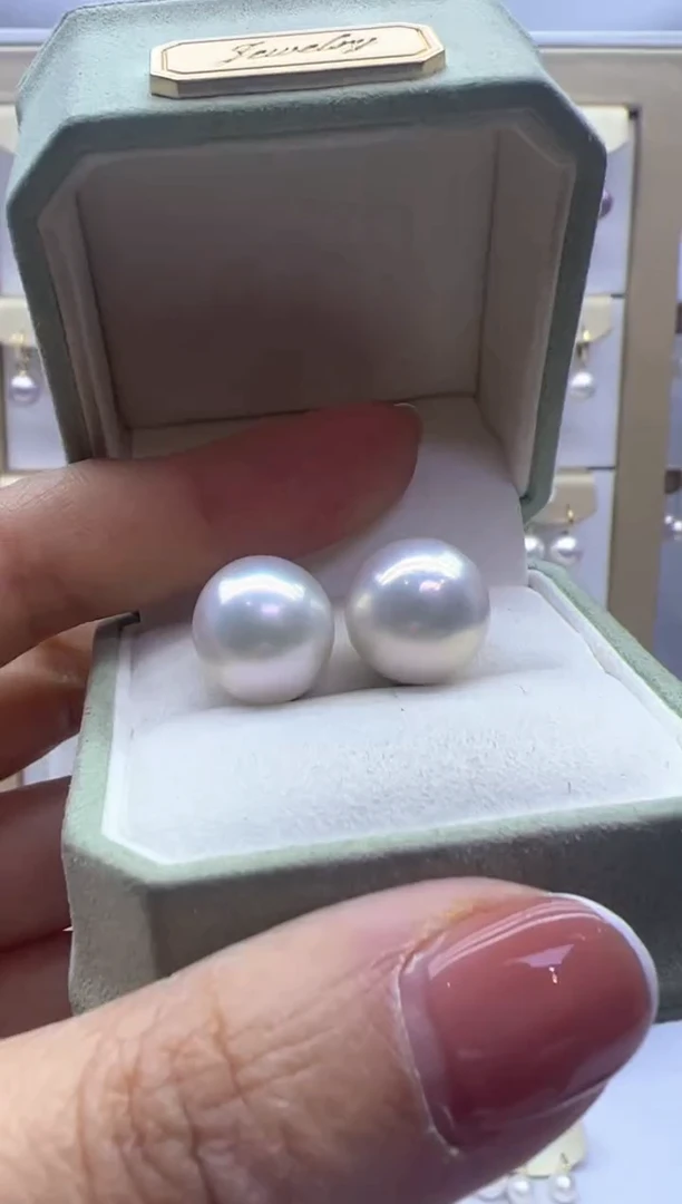 【闪购商品】淡水珍珠耳饰银S925镶嵌390