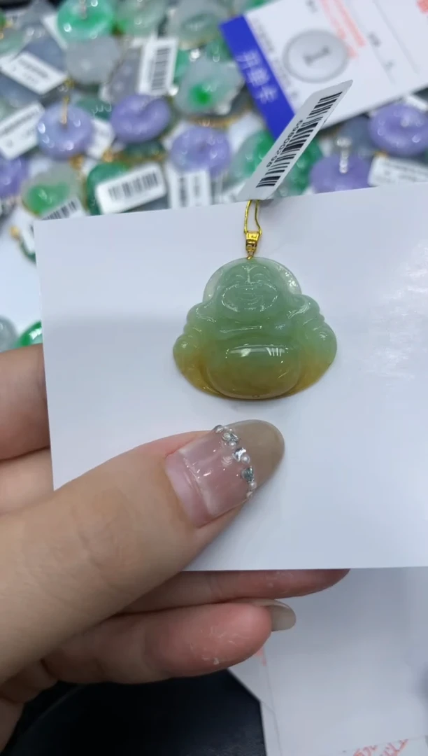 【闪购商品】翡翠颈饰18K金镶嵌222222222