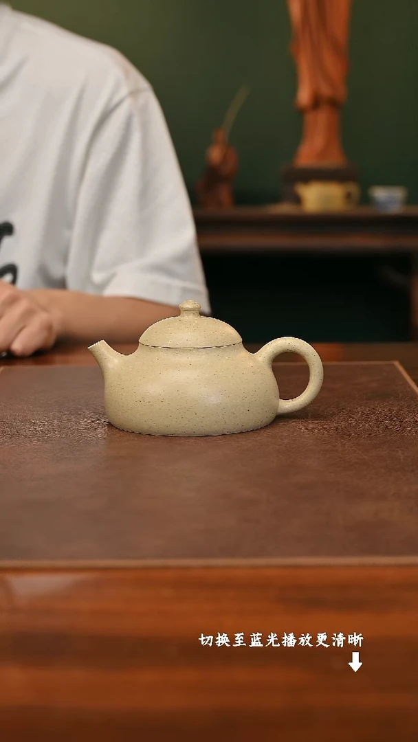 茶壶紫砂抖*抖陈小平笠帽 本绿230cc