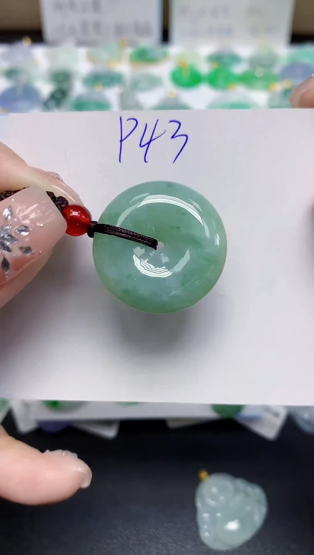 颈饰未镶嵌翡翠天然缅甸翡翠A货翡翠百元以上9元证书费自理