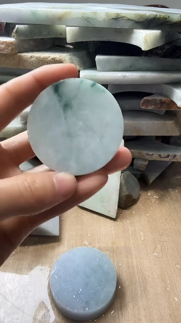 裸石翡翠天然翡翠A货花322