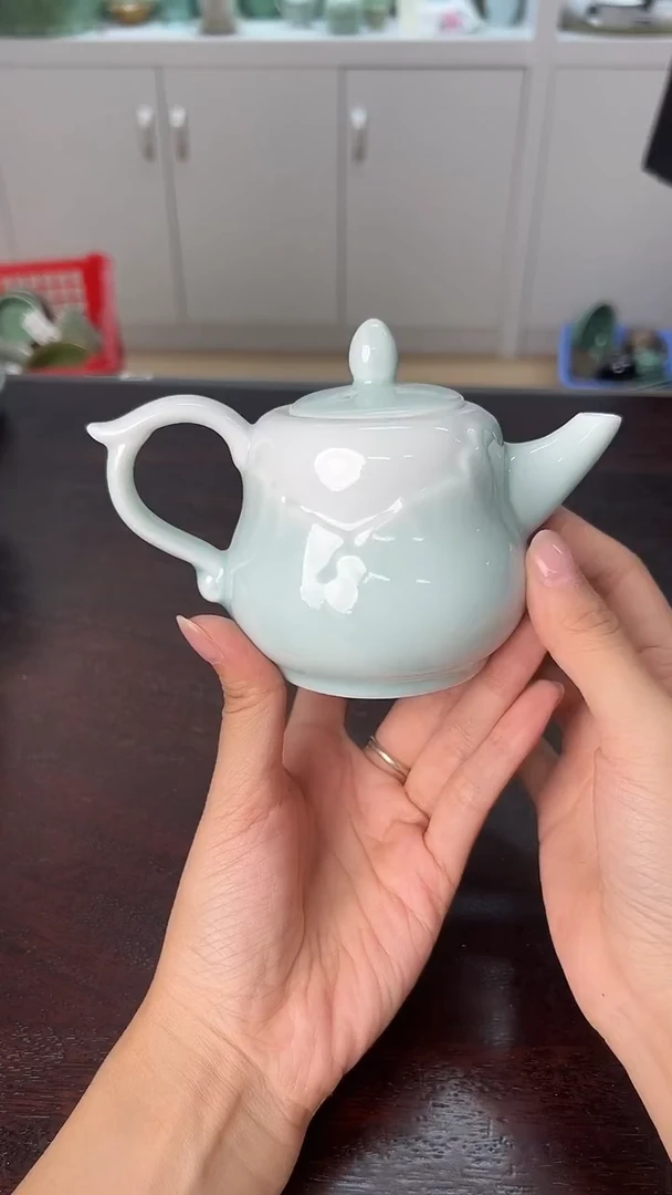 龙泉云间青瓷小米茶器