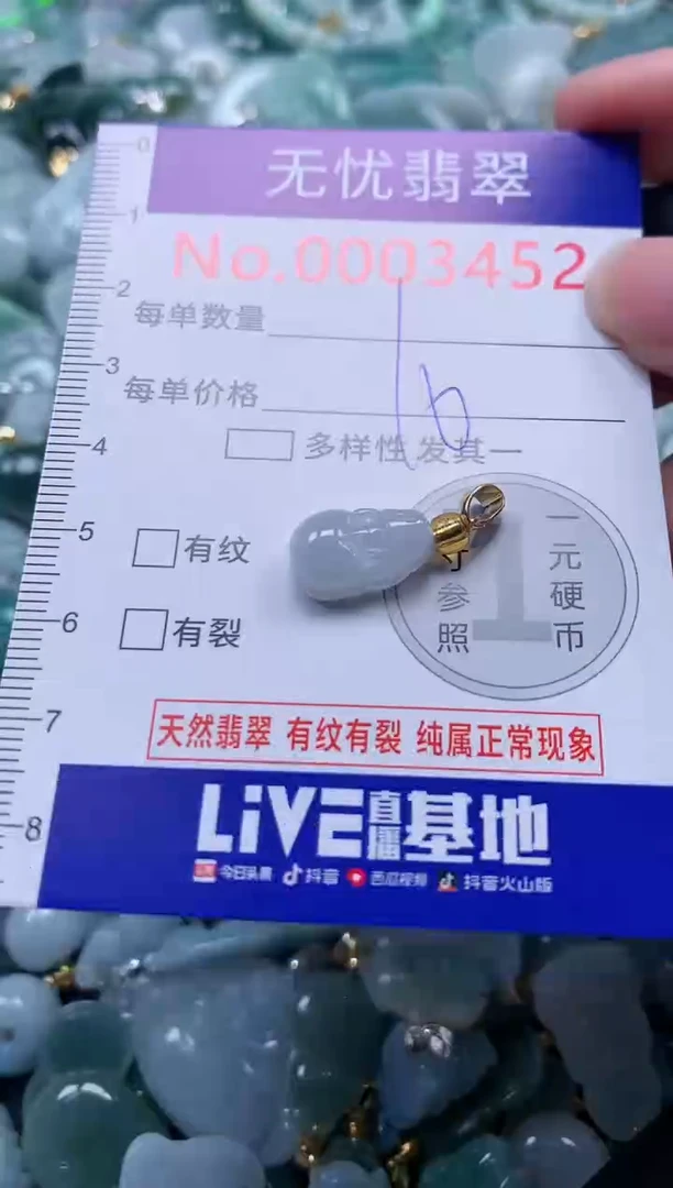 颈饰未镶嵌翡翠3452