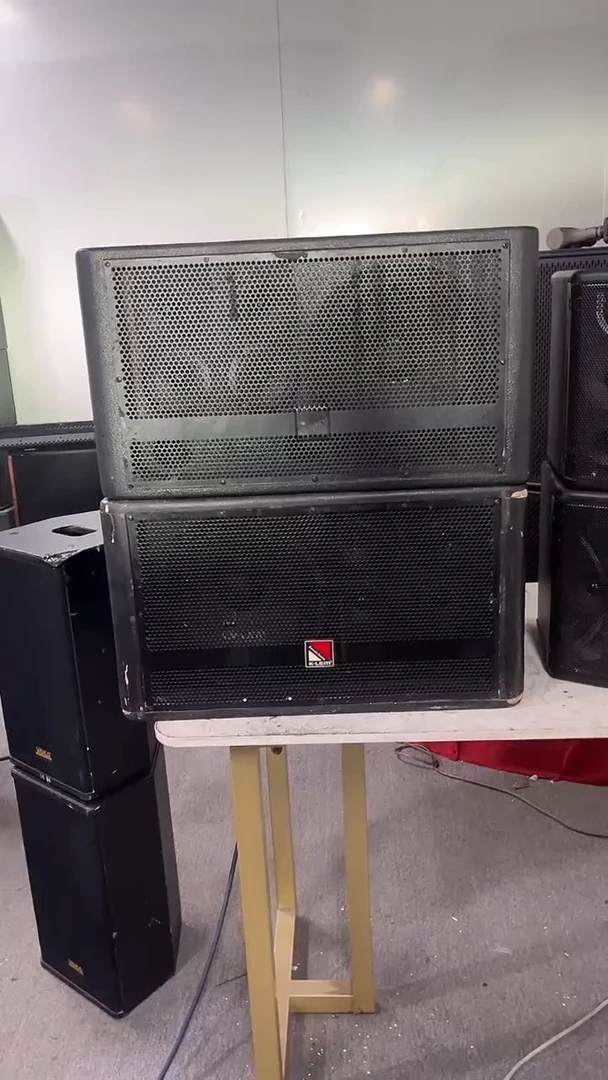 不包邮 双10寸4高音卡包音响 KTV音箱一对 运费到付