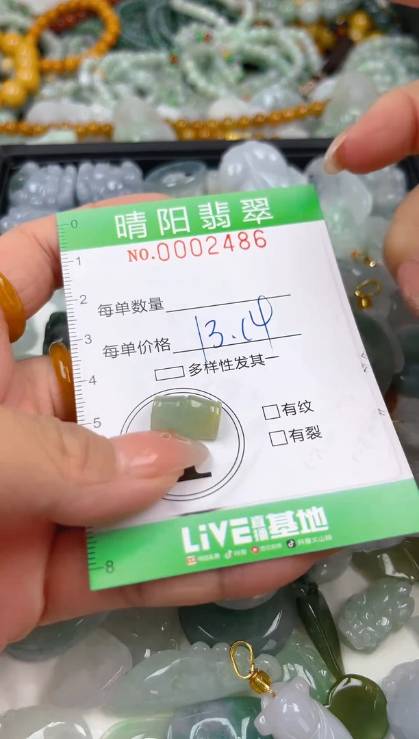 翡翠未镶嵌颈饰闪购0002486