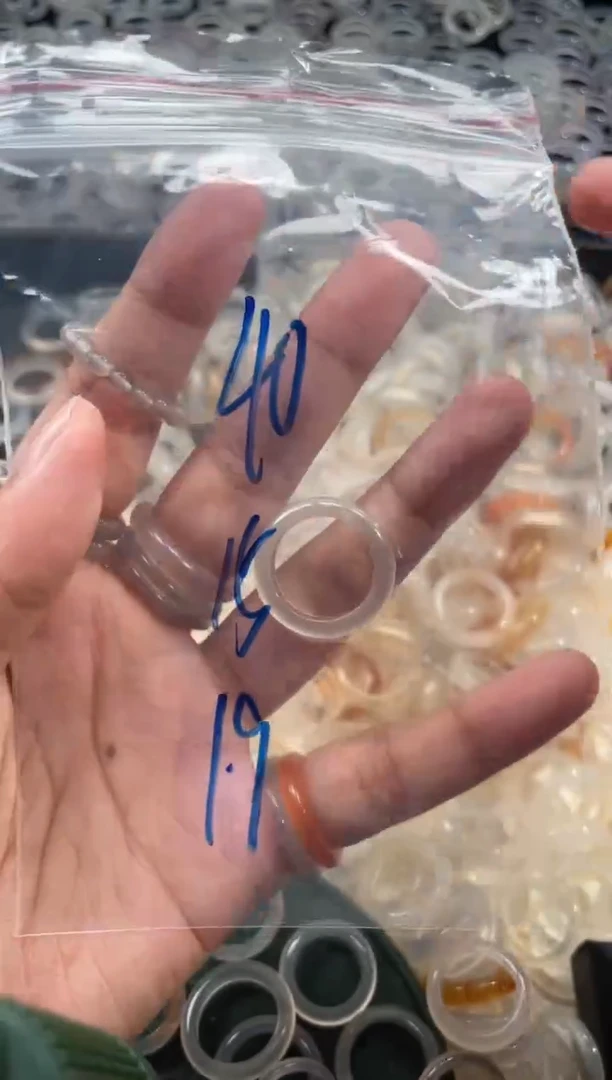 玛瑙/玉髓戒圈未镶嵌40
