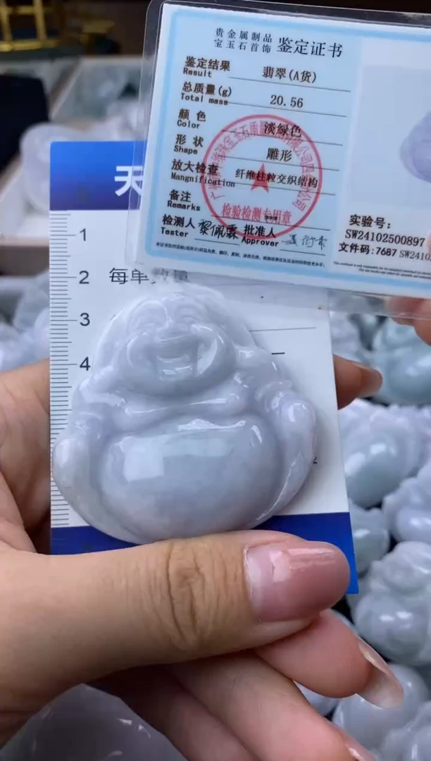 翡翠未镶嵌颈饰缅甸A货翡翠02475