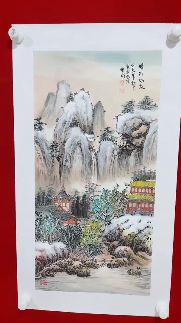 国画国画Y-李会明老师绘画作品-2平尺