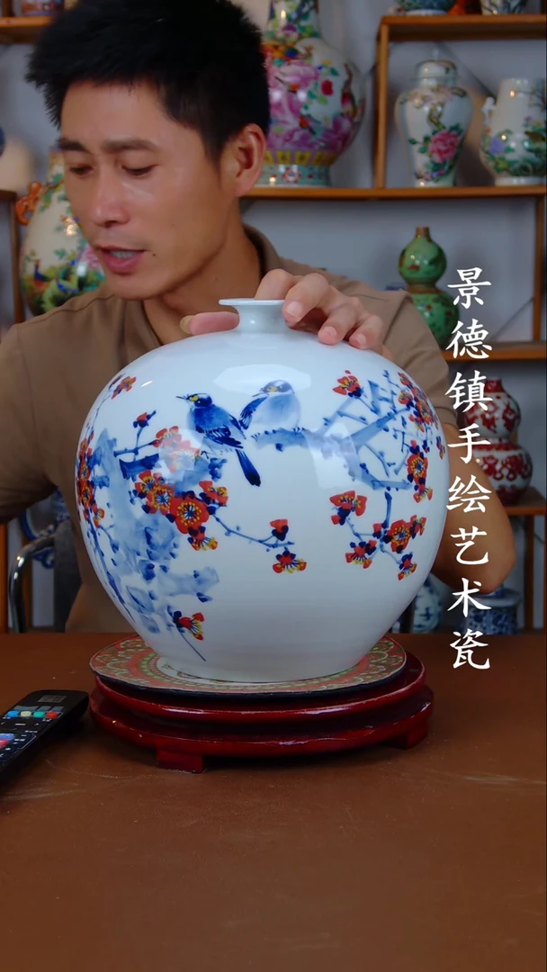 现代景德镇手工手绘陶瓷摆件6