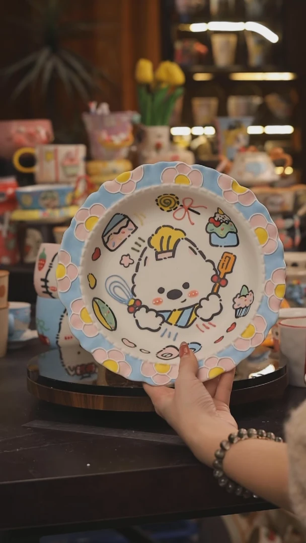 景德镇釉下彩绘设计师款式陶瓷