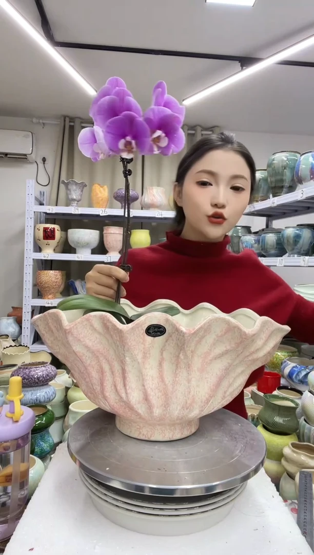 【1.4】花盆尺寸高： 19口：39