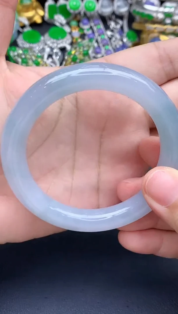 未镶嵌手镯翡翠210-春日珠宝