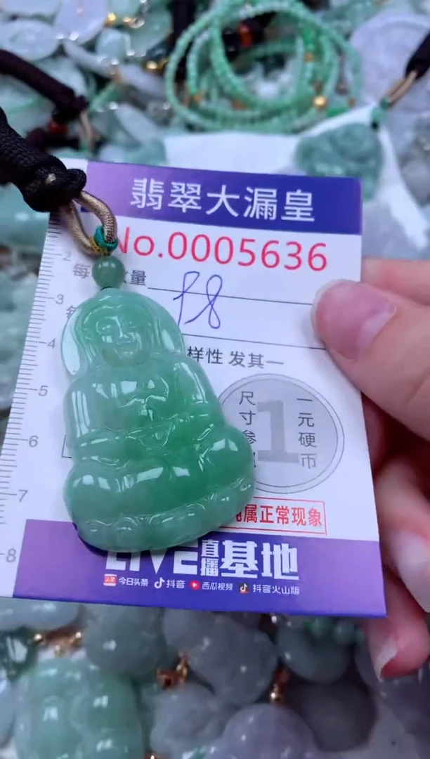 吊坠(不含链)未镶嵌翡翠5636