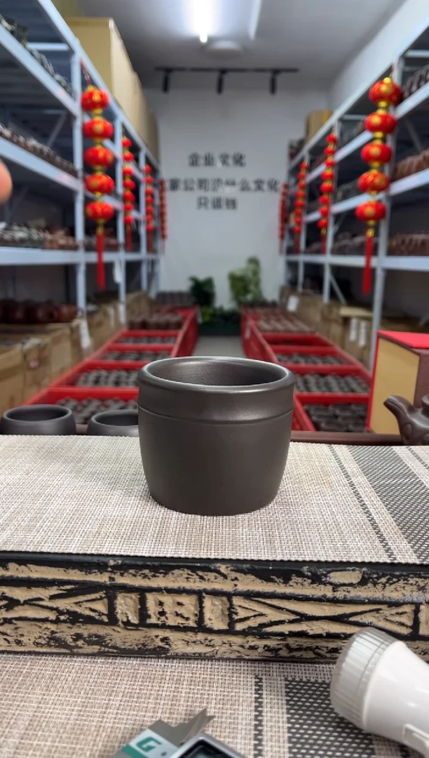 【闪购商品】紫砂茶杯石黄大口主人杯