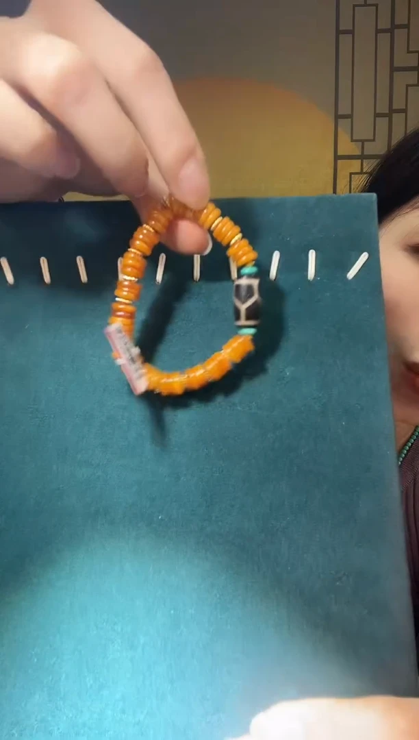 【闪购商品】玛瑙/玉髓手串未镶嵌G1831天然蜜蜡