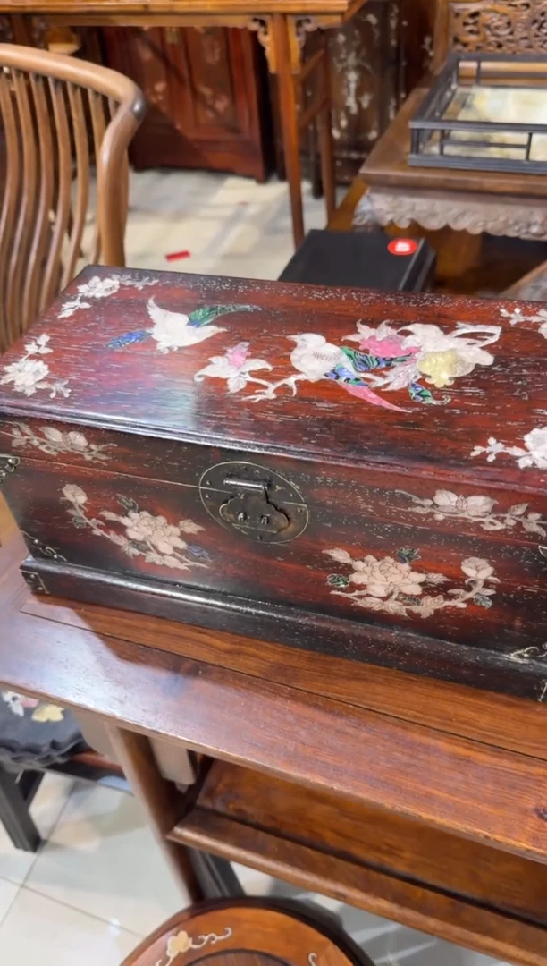 木邵氏紫檀石榴40箱子428...8888