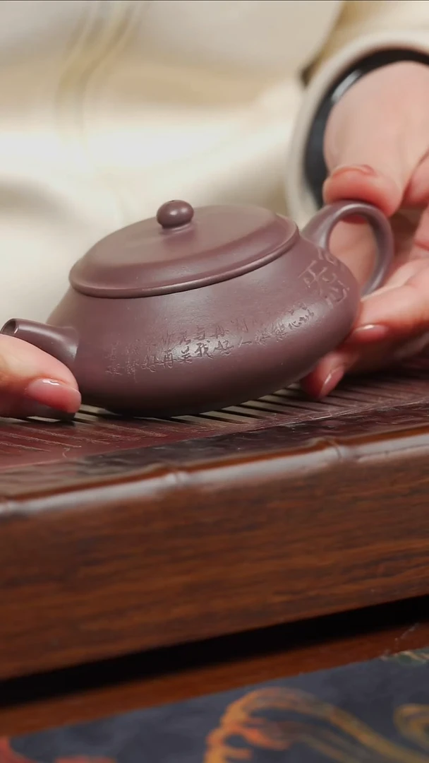 茶壶紫砂原矿手工制作紫砂作品