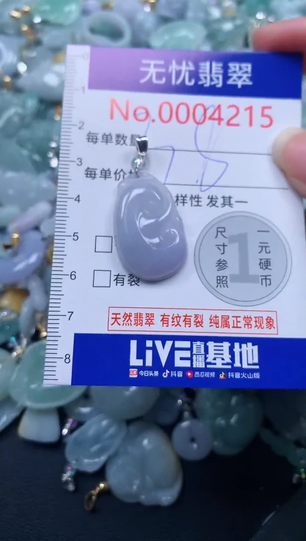 颈饰未镶嵌翡翠4215