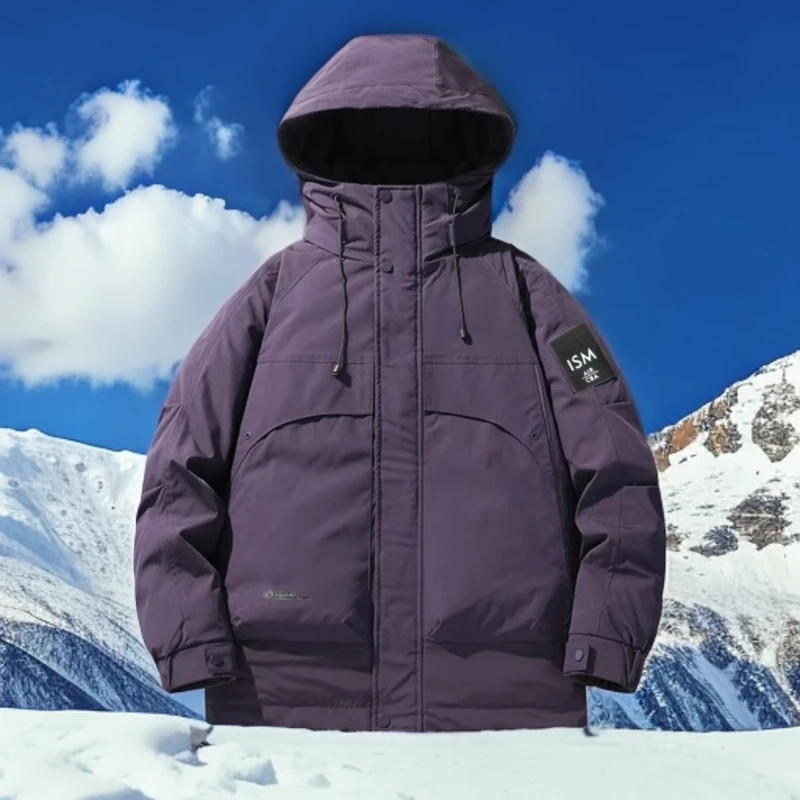 【火焰山2.0】秋冬石墨烯科技蓄热加厚连帽冲锋衣夹克外套冬季户外