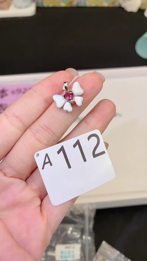 银S925镶嵌珠宝半成品石榴石多样性发一A112