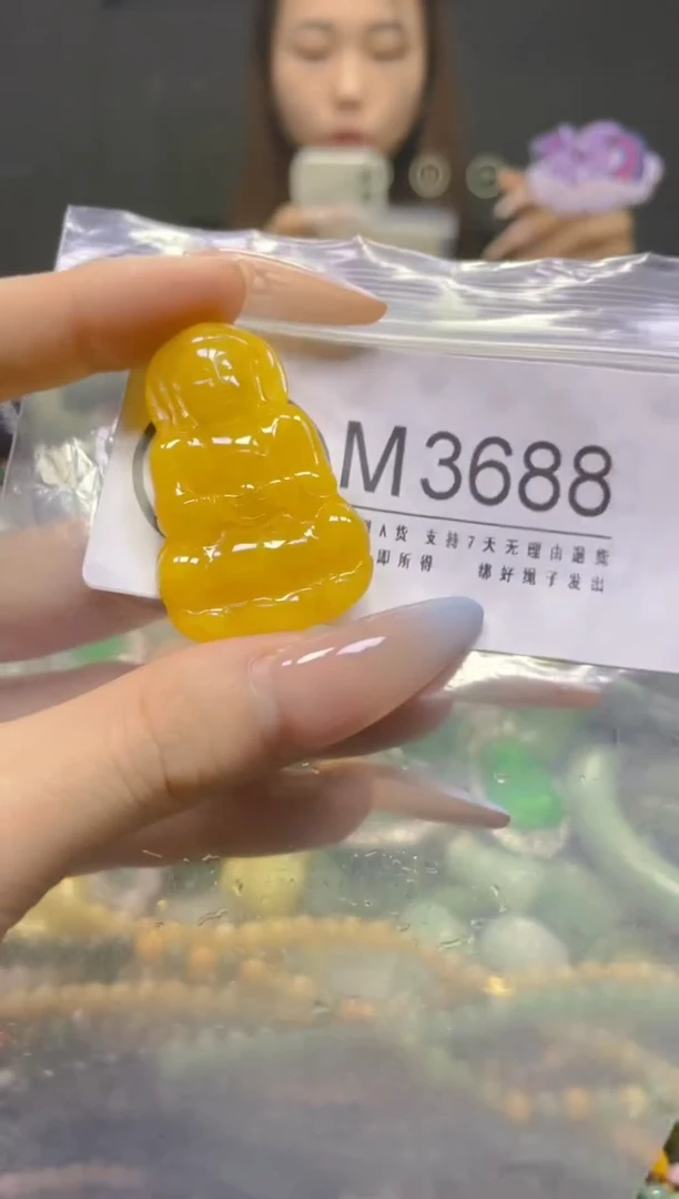 翡翠未镶嵌颈饰/M/翡翠A货，一件也是批发价