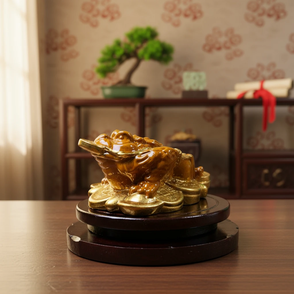 黄铜三足金蟾元宝铜钱金蟾家居办公室开业吉祥铜金蟾招财摆件