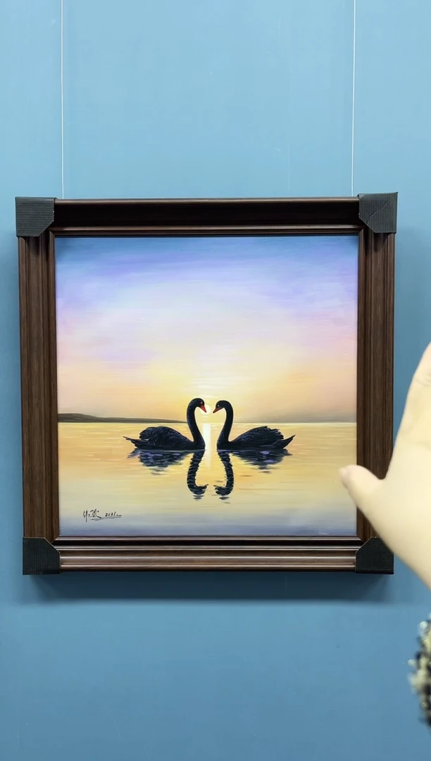 油画管伟骏60*60精品油画作品81