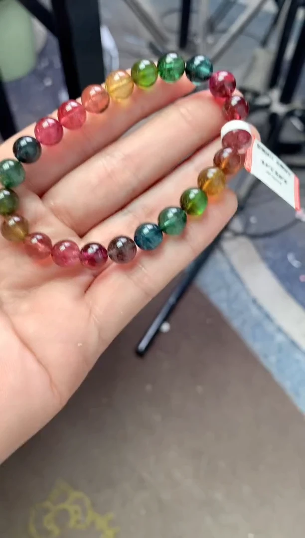 未镶嵌手串碧玺多样性发一条