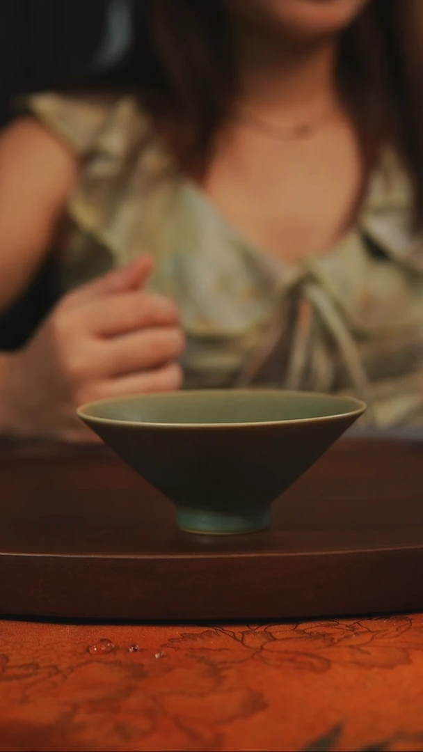 杯子M****生斗笠杯 柴烧全品一级 汝州原产地原矿仿古老釉