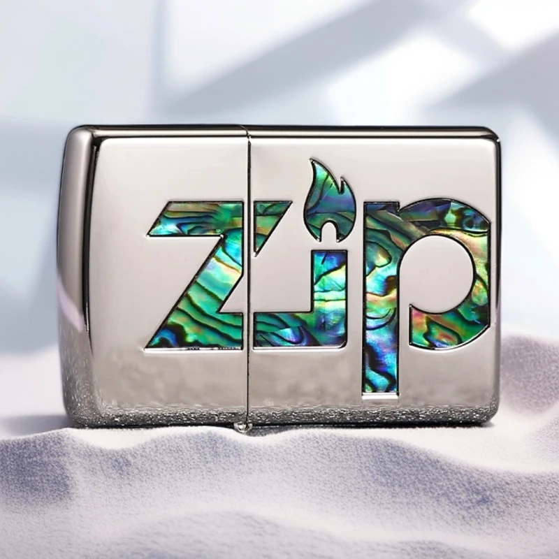 【ZIPPO】zippo打火机正版常规潮牌贝壳双面标志之宝煤油防风送DJY1