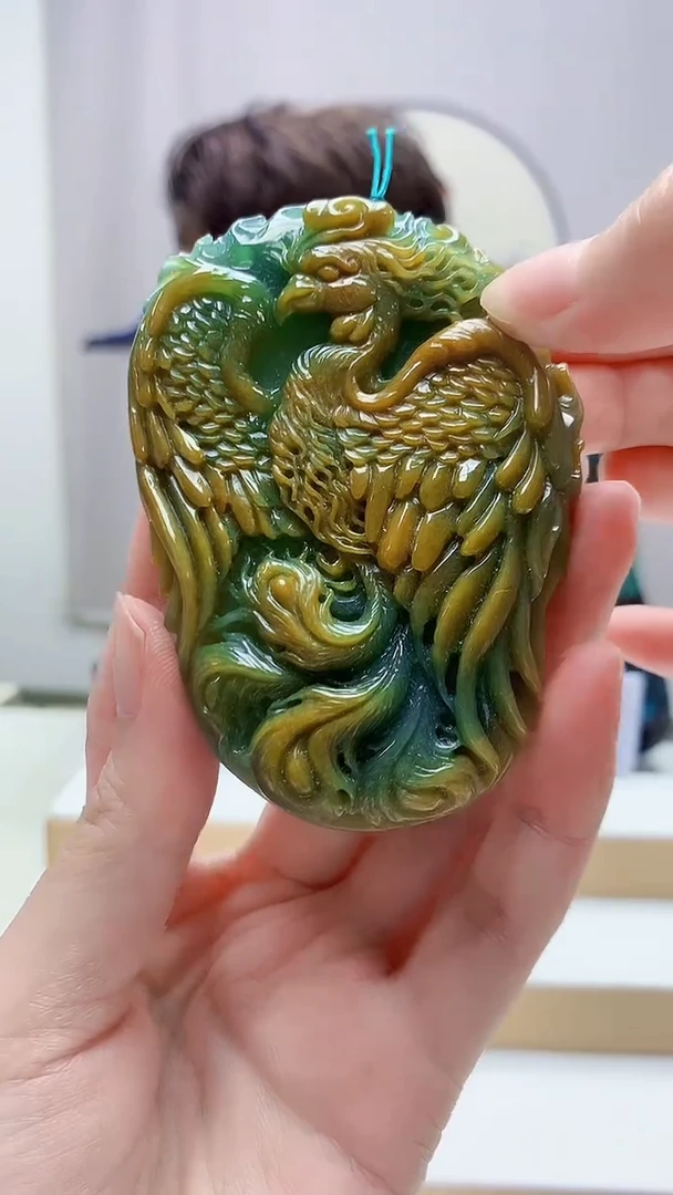 未镶嵌定制翡翠5159zm-毛货挂件120