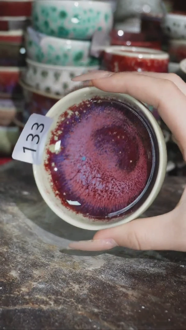摆件精品窑变钧瓷茶器