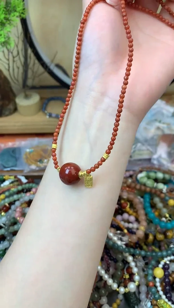 【闪购商品】玛瑙项链未镶嵌399手串