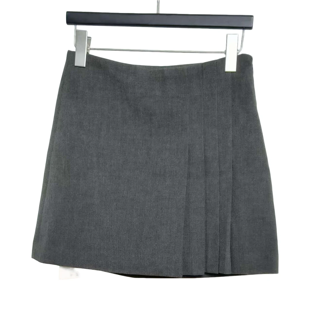 【ZHIXIAO】夏季新款：褶皱短裙30638