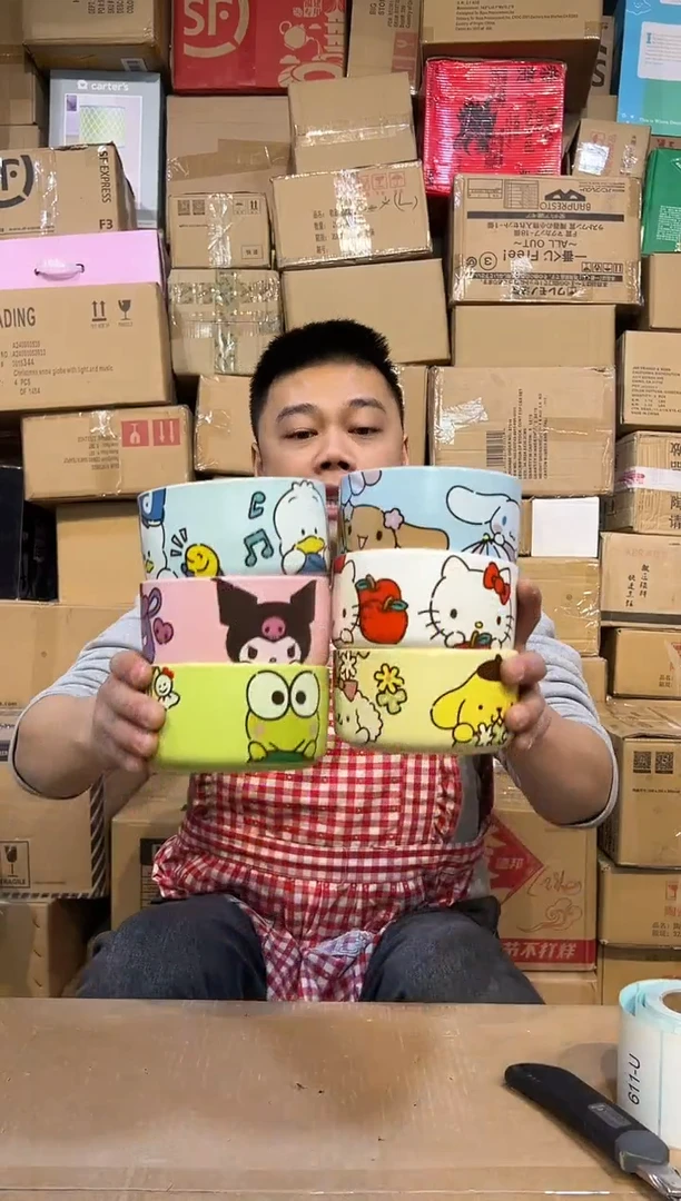 【闪购商品】杯三利鸥饭碗6件套