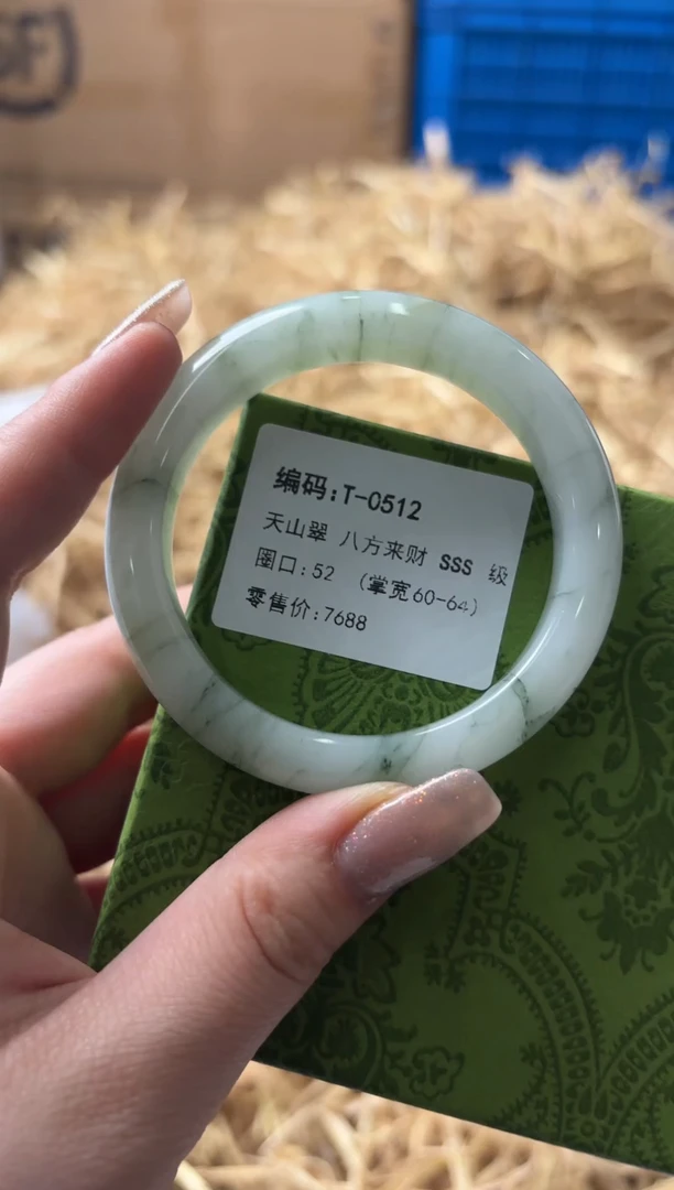 未镶嵌手镯石英质玉T-0512