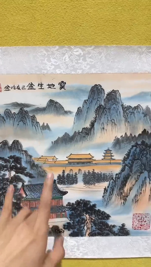 国画梁兆金/精品国画/1平尺